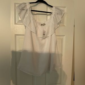 Loft off the shoulder blouse or can be worn as shown XL
